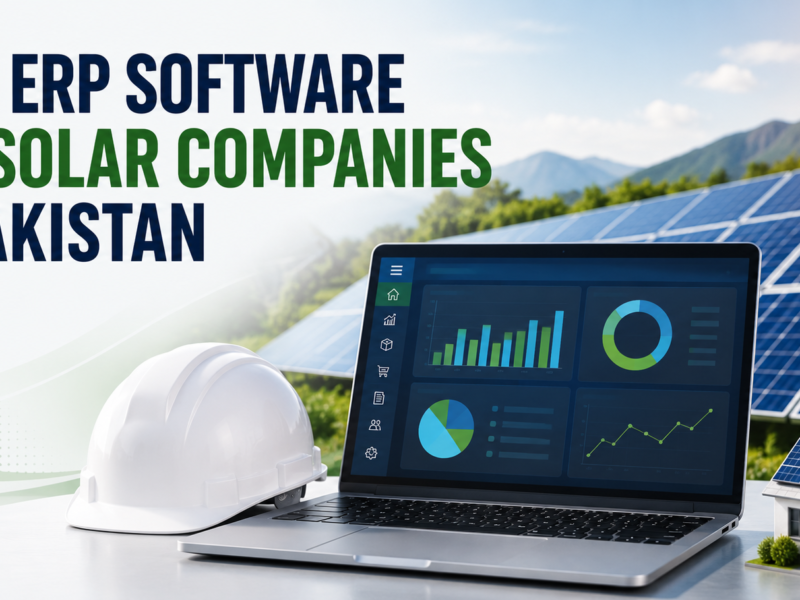Best ERP Software for Solar Companies in Pakistan – Eccountant Cloud ERP
